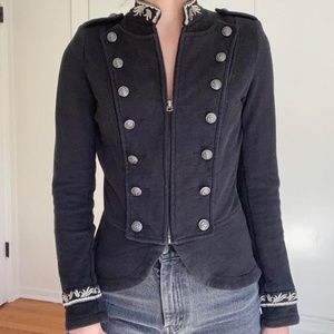 Ralph Lauren Military Peplum Zip up Jacket